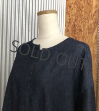 デニムアシメントリーワンピース