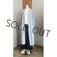 ローブコート　ブリーチ　アイスブルー