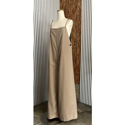 画像1: サロペット　ベージュ