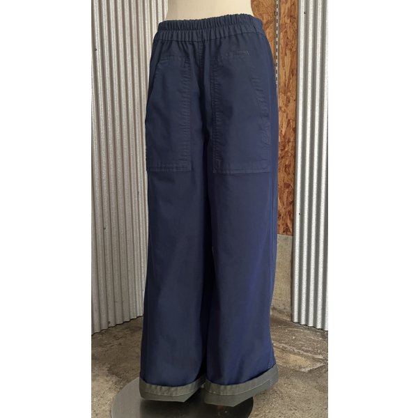 画像2: リバーシブル　ワイドパンツ (2)