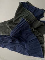 画像: リバーシブル　プリーツスカート